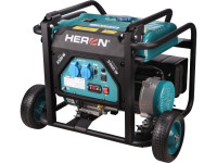 elektrocentrála HERON 8896140 benzínová, 7,4HP/3,5kW, podvozek